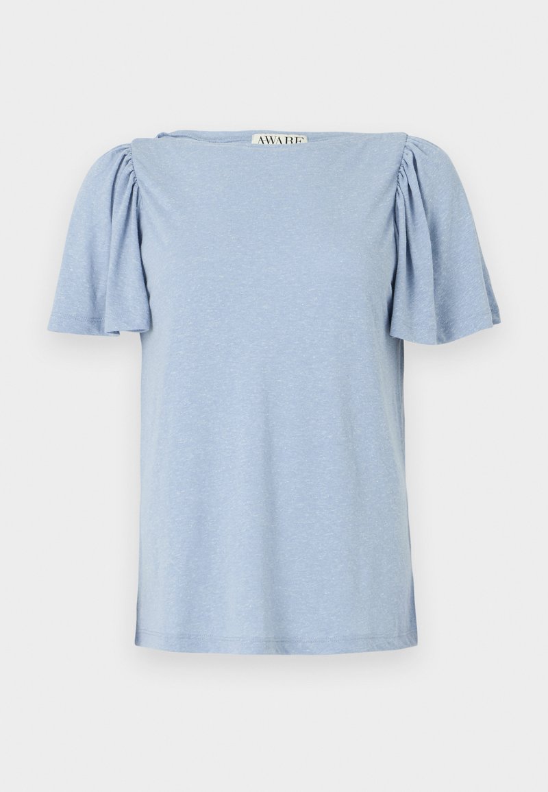 Aware T-shirt print blauw