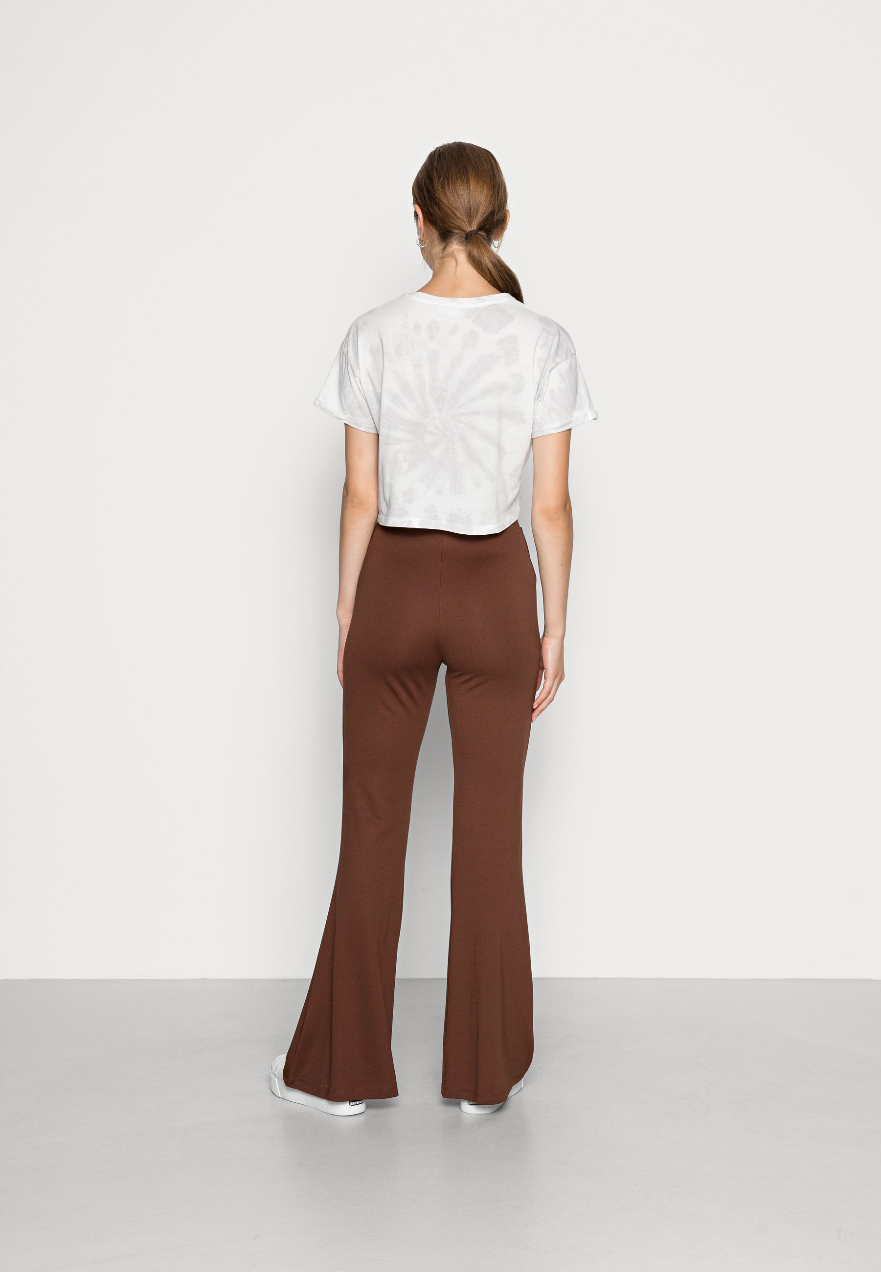 Monki WILDA TROUSERS - Trousers - dark 