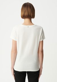 IKKS V-NECK WITH SHORT SLEEVES - T-shirt imprimé - off white
