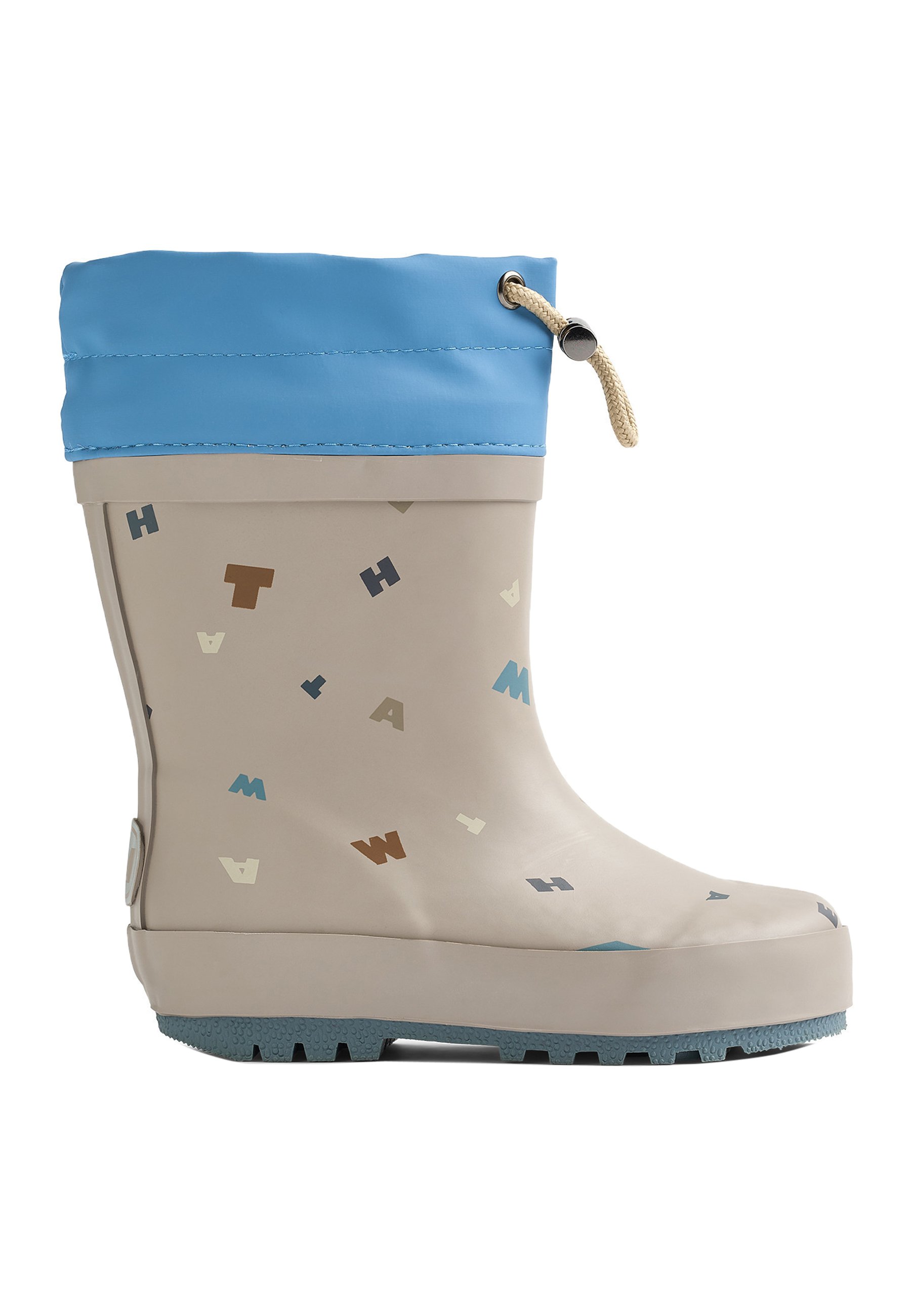 Wheat UNISEX - Gummistiefel - grey moon letters/grau