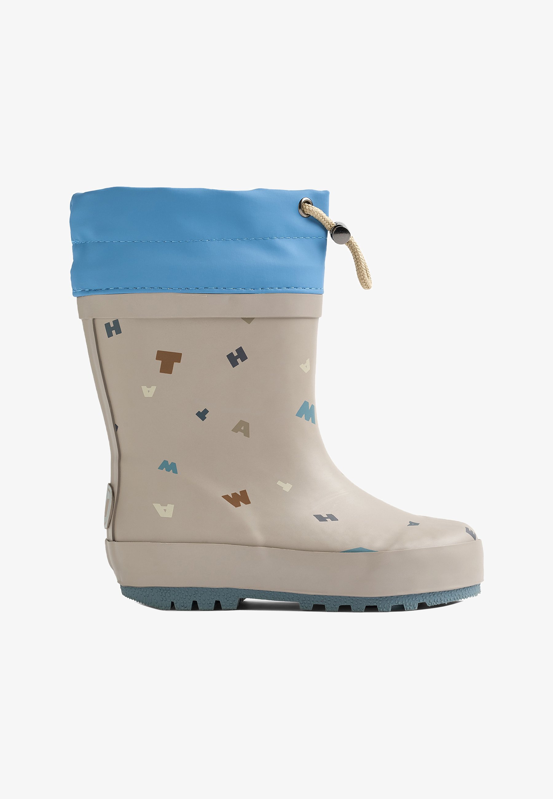 Wheat UNISEX - Gummistiefel - grey moon letters/grau