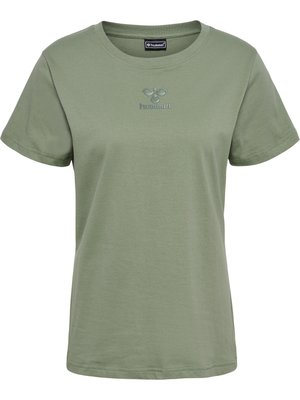 Hummel ACTIVE BEE CO SS - Basic T-shirt - sea spray