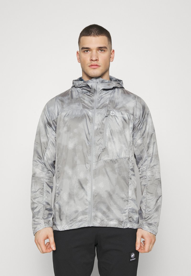 Jack Wolfskin PRELIGHT Windbreaker silver grey all over