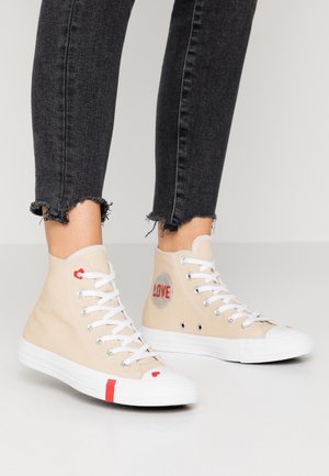 High-top trainers - grey