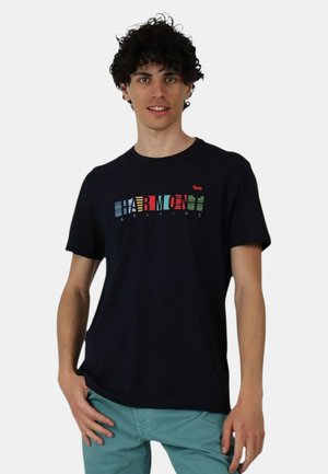T-shirt print - blu