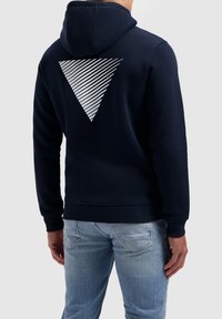 Pure Path REGULAR FIT LS - Hoodie - navy