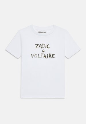 Zadig & Voltaire SHORT SLEEVES TEE-SHIRT UNISEX - T-shirt imprimé - white