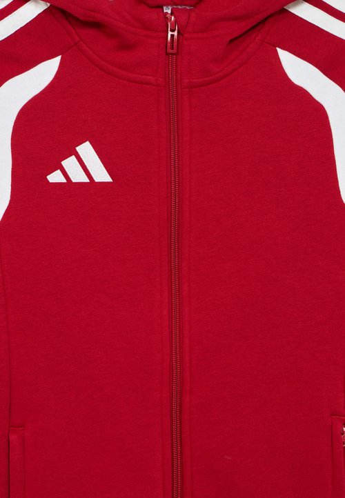adidas TIRO LEAGUE UNISEX - Zip-up sweatshirt - team power red/white — photo 4