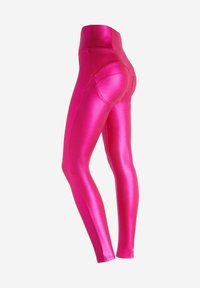Freddy PUSH UP VITA ALTISSIMA COATED LUCIDO - Pantaloni - bright rose