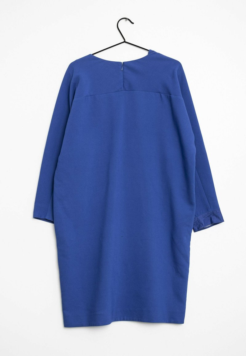 blue dress for baby girl Caye Cotton Blend Dress – La Garçonne main image 1