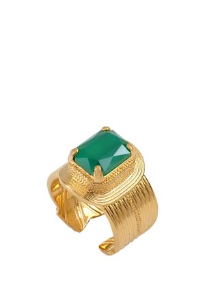 CUT CABOCHON LARGE ADJUSTABLE - Bague - green