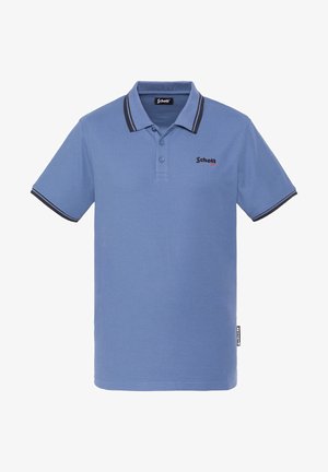 Schott, Poloshirt - bleu jean