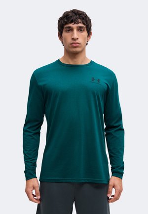 Under Armour, LEFT CHEST - Блуза с дълги ръкави - arden green/black