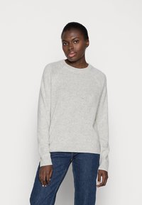 Samsøe Samsøe BOSTON O NECK - Camisola - white melange