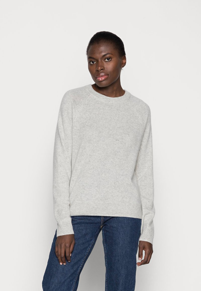 Samsøe Samsøe BOSTON O NECK - Camisola - white melange