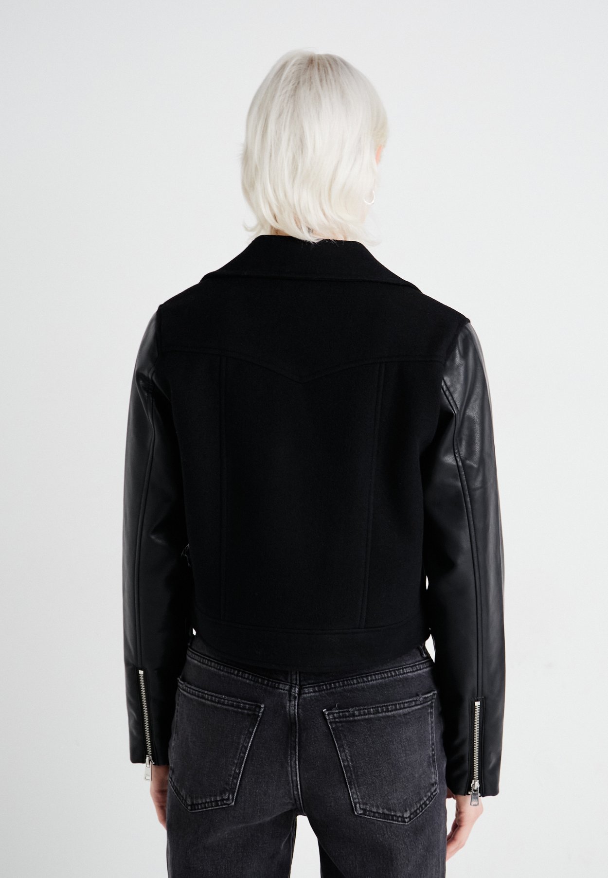 EMMA MIX BIKER JACKET