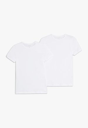 NKMT SLIM SOLID 2 PACK - T-shirt basic - bright white