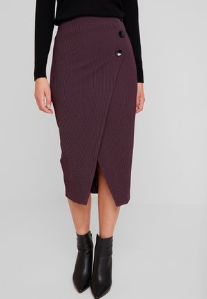 Pencil skirt - bordeaux
