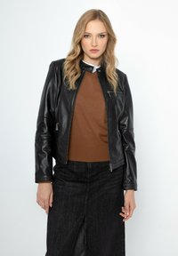 WITTCHEN Kožená bunda - black