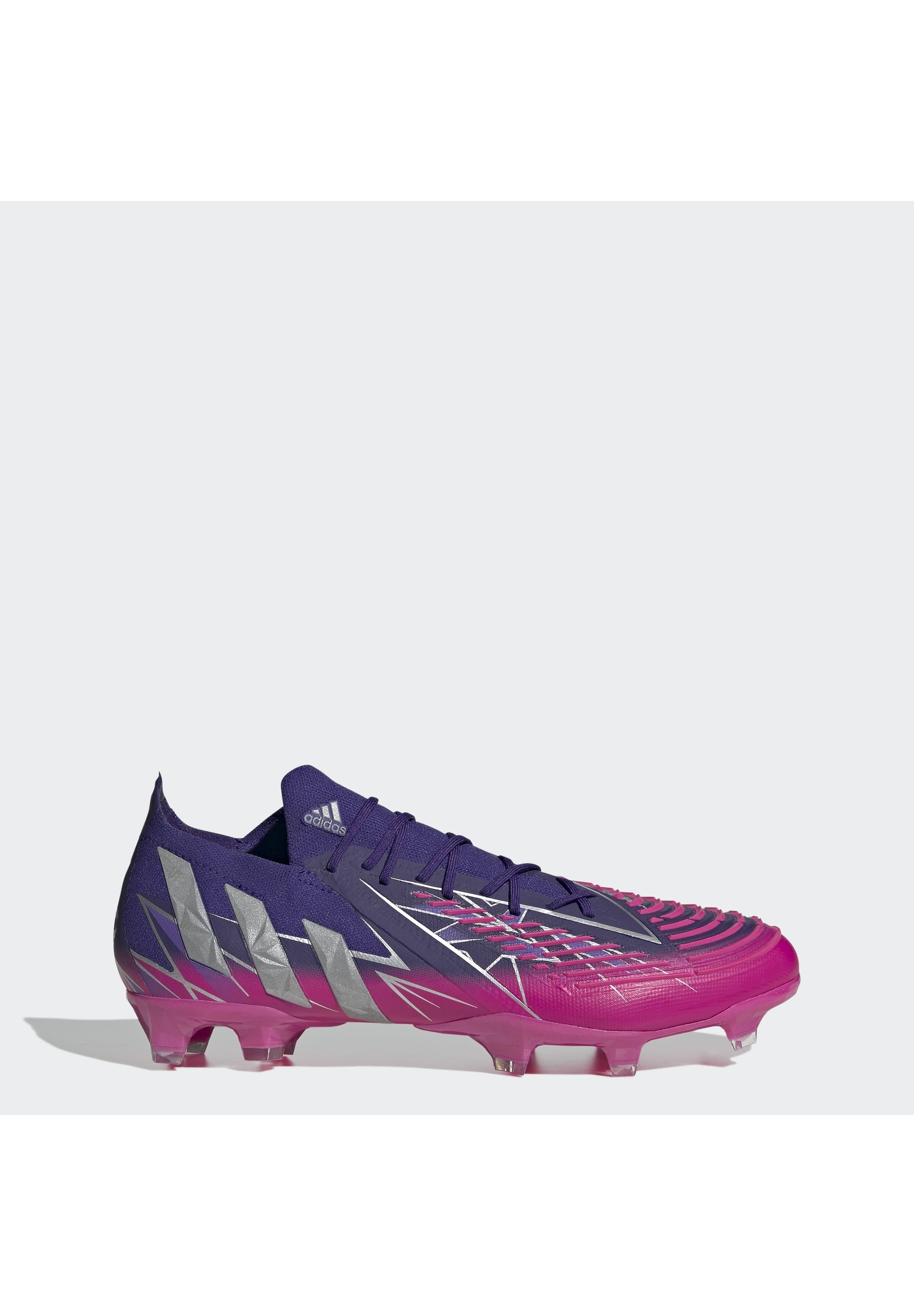 adidas Performance PREDATOR EDGE LOW FG - Voetbalschoenen met kunststof  noppen - purple/paars - Zalando.be