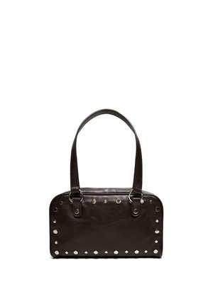 STUDDED - BOWLING - Håndtasker - dark brown