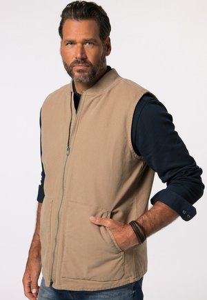 COLLEGE COLLAR - Weste - dark beige