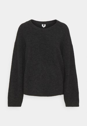 SWEATER - Jumper - dark grey melange
