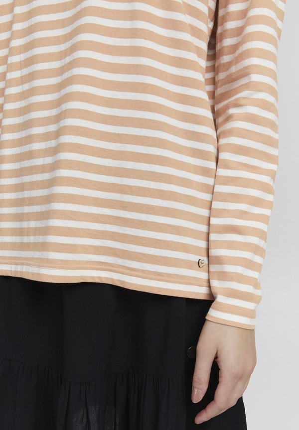 OXStefka - Long sleeved top - mahogany rose2