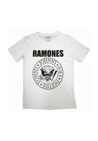 Paradiso Clothing RAMONES PRESIDENTIAL SEAL BOYFRIEND FIT - Print T-shirt - white