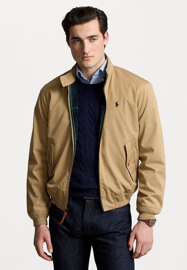 TWILL JACKET - Bomber Jacket - cafe tan