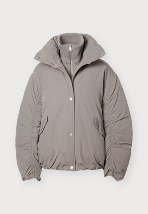 Topshop, TSPEDRO DOUBLE COLLAR PUFFER JACKET - Veste d'hiver - charcoal gray