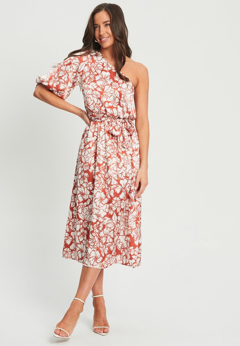 CHANCERY CHARMAYNE - Robe de jour - rust floral/marron - ZALANDO.FR