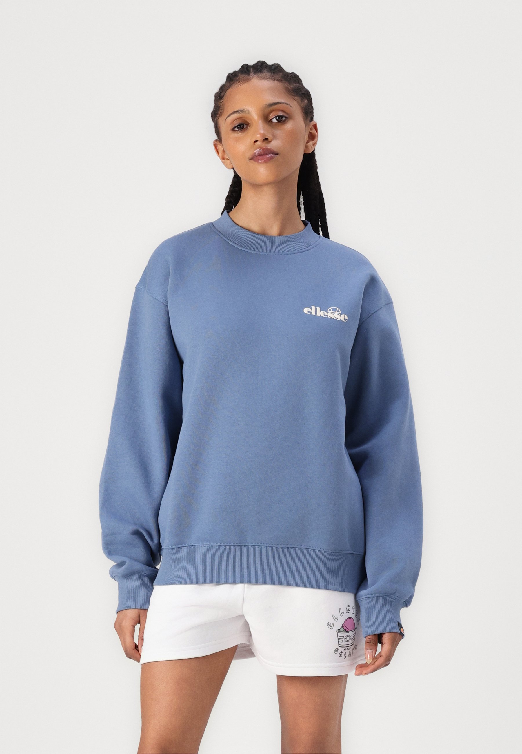 売れ筋商品|||エレッセ パーカー・スウェットシャツ レディース アウター BUDELLI  - Sweatshirt - dark blue Ellesse BUDELLI - Sweatshirt - dark blue - Zalando