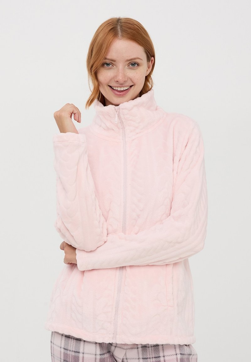 Terranova Giacca in pile - rosa chiaro