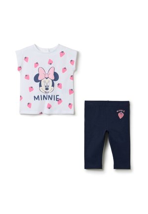 DISNEY MINNIE STRETCH SET - Legging (type pantalon) - white