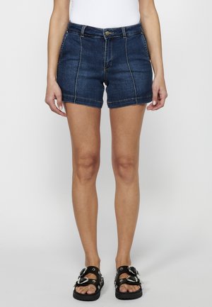 Jeans Shorts - azul osc   dark blue