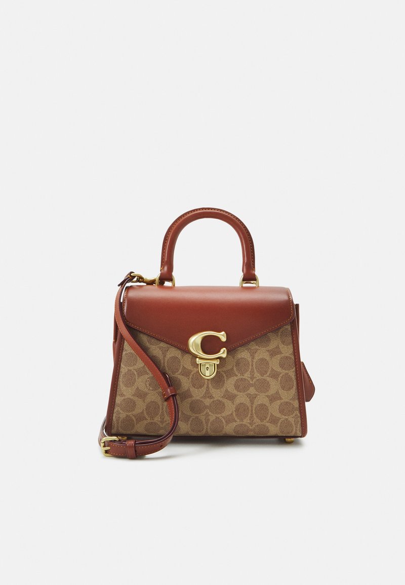 Coach SIGNATURE SAMMY TOP HANDLE Handbag tan/rust/brown Zalando.co.uk