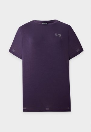 EA7 Emporio Armani, - T-shirt z nadrukiem