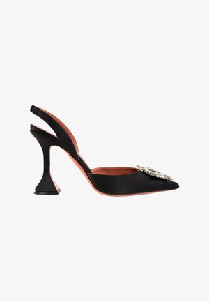AMINA MUADDI, BEGUM GLITTER HEELS BLACK - Escarpins à talons hauts - black