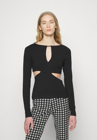 Weekday PLENTY CUT OUT LONG SLEEVE - Camisola de manga comprida - black
