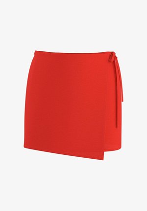 HYPEDROP, WRAP SKIRT HDURSULA MW SHORT - A-lijn rok - valiant poppy