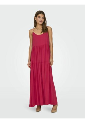 ONLY ONLSANDIE LIFE STRAP DRESS - Vestido largo - viva magenta