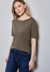 Street One SOFTES - Jednoduché tričko - braun