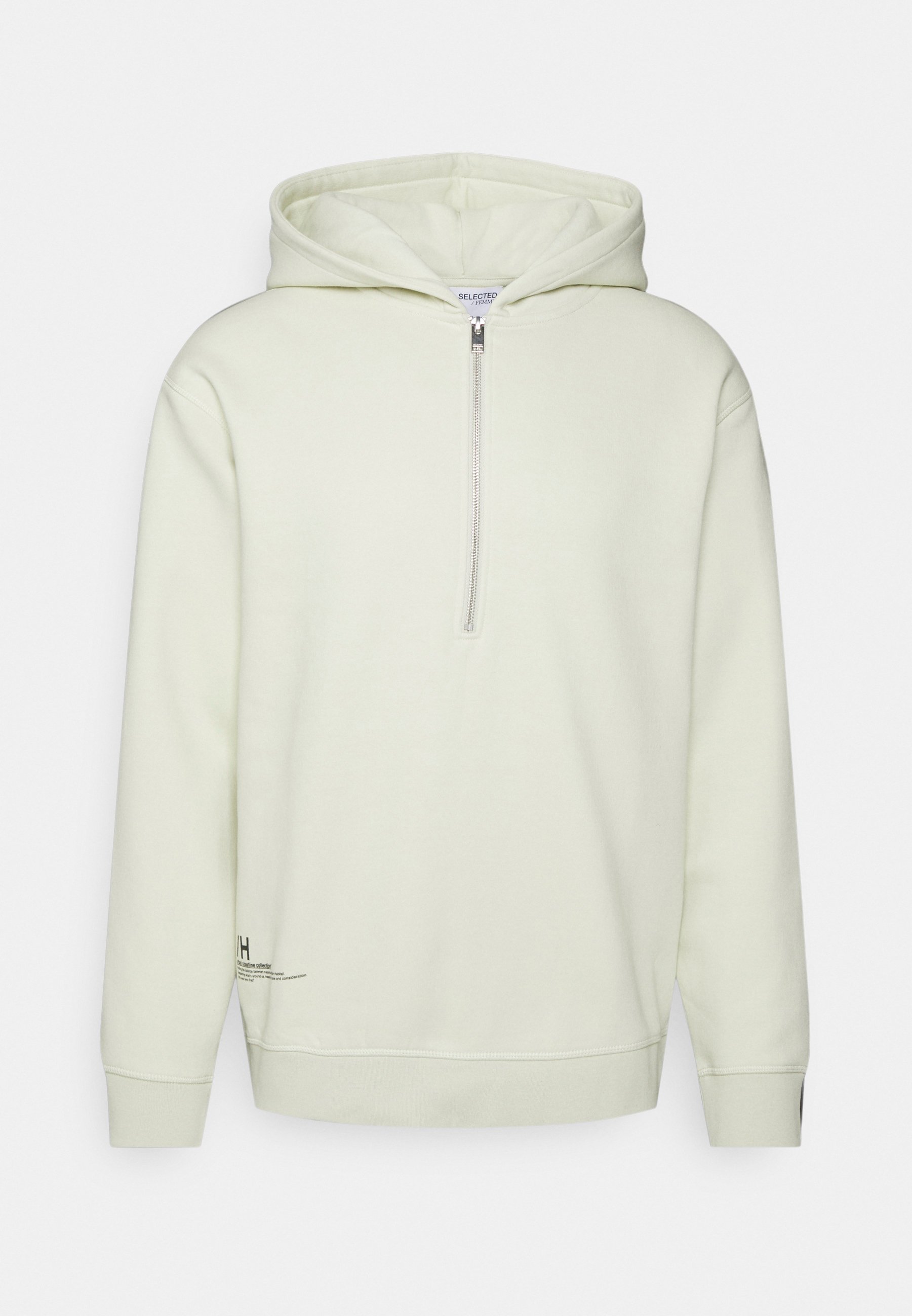 Selected Relax Major Hoodie XL Almost Aqua / Melange Male