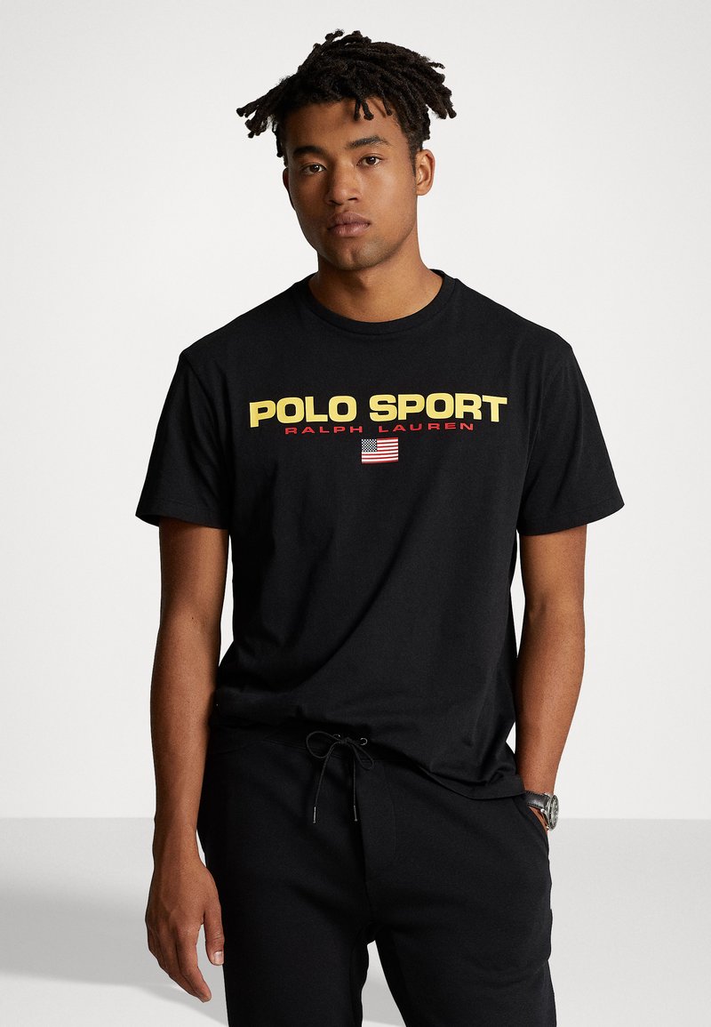 Polo Sport Ralph Lauren Tshirt z nadrukiem/czarny Zalando.pl
