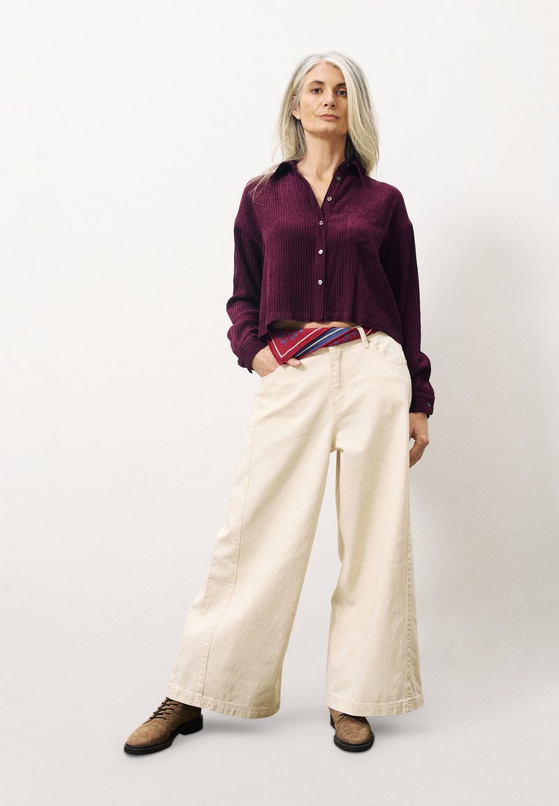 FRNCH ANAE Chemisier bordeaux