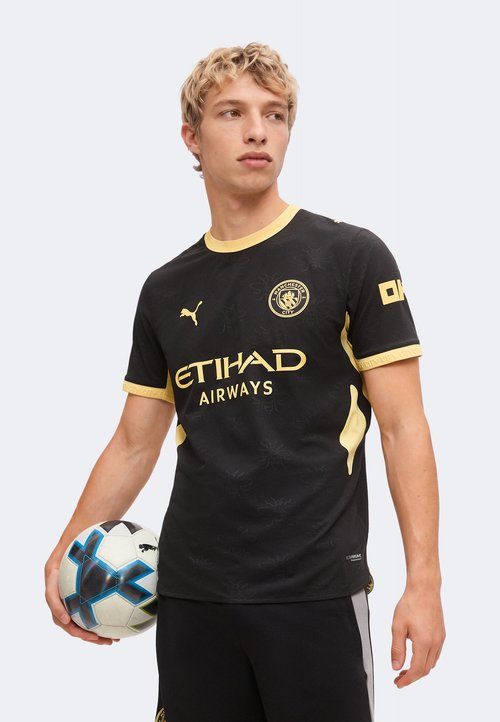 PUMA MANCHESTER CITY FC TRAINING SHORTS W/ POCKETS - Club wear - black/cast iron — photo 4