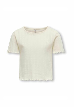 ONLY GIRLS KOGCARLOTTA LIFE  - Basic T-shirt - cloud dancer