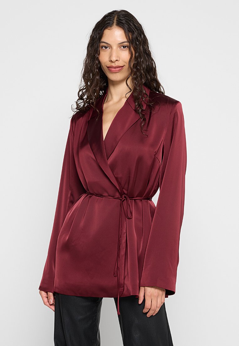 YAS Blazer bordeauxrood