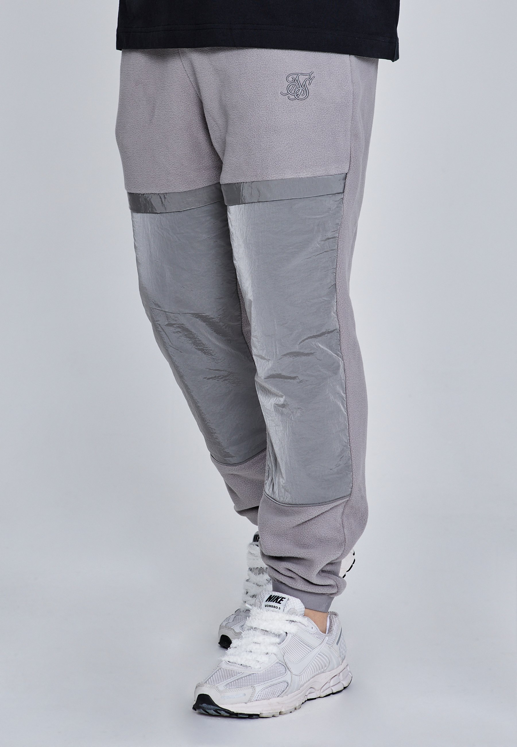 Pantaloni SikSilk Donna Core Track - Grigio Ghiaccio Marle - UK10 Small Pantaloni SikSilk Donna Core Track - Grigio Ghiaccio Marle - UK10 Small